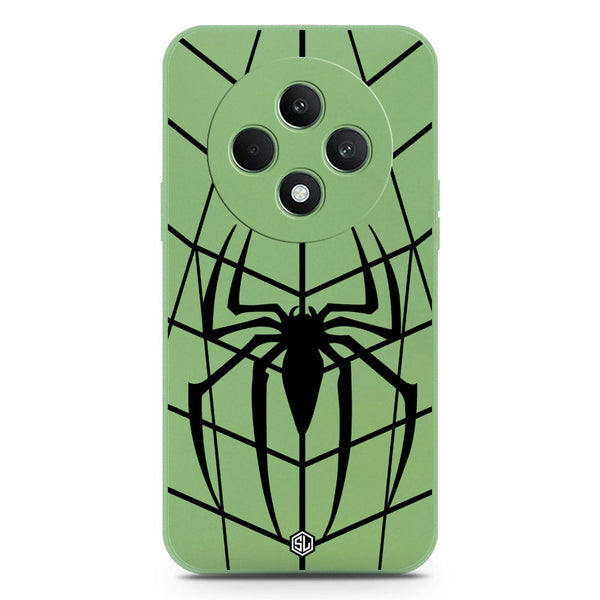 X-Spider Design Soft Phone Case - Silica Gel Case - LightGreen - Oppo Reno 12F
