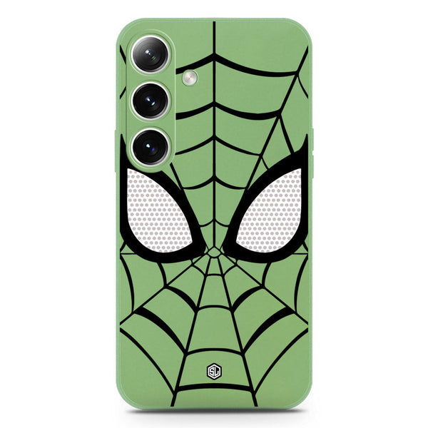 Cool Spider Design Soft Phone Case - Silica Gel Case - LightGreen - Samsung Galaxy A16