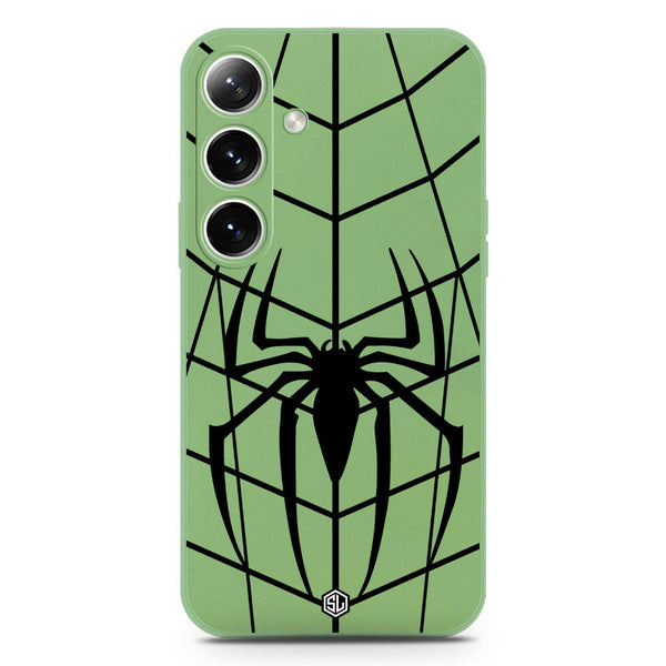 X-Spider Design Soft Phone Case - Silica Gel Case - LightGreen - Samsung Galaxy A16