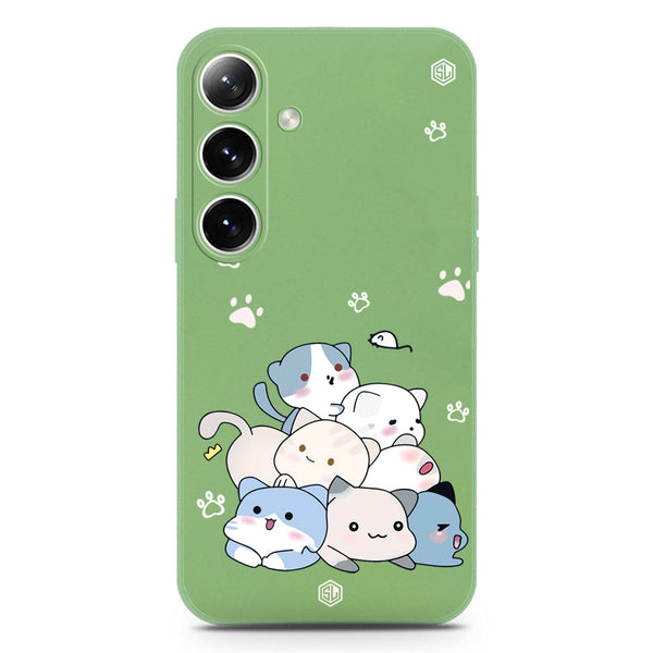Cute Design Soft Phone Case - Silica Gel Case - LightGreen - Samsung Galaxy A16