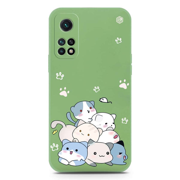Cute Design Soft Phone Case - Silica Gel Case - LightGreen - Xiaomi Redmi K30S