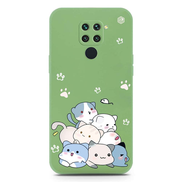 Cute Design Soft Phone Case - Silica Gel Case - LightGreen - Xiaomi Redmi 10X 4G