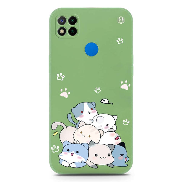 Cute Design Soft Phone Case - Silica Gel Case - LightGreen - Xiaomi Redmi 10A