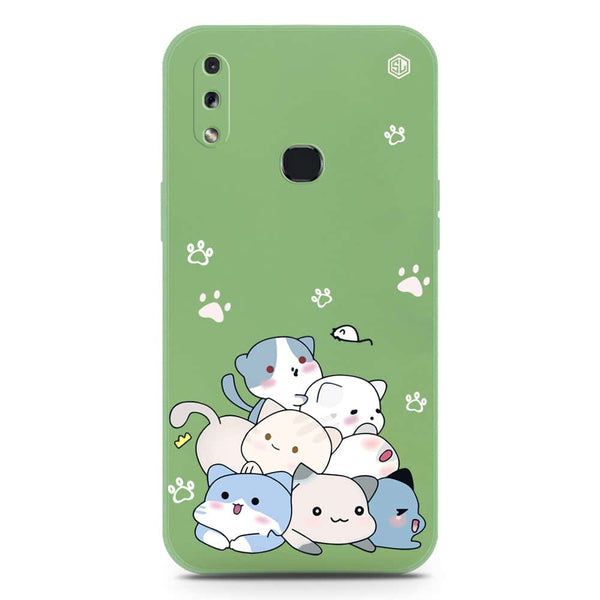 Cute Design Soft Phone Case - Silica Gel Case - LightGreen - Samsung Galaxy A10s