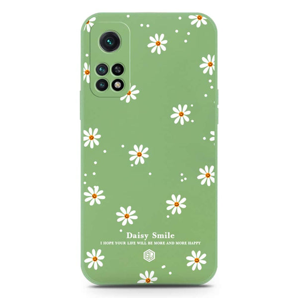 Daisy Smile Design Soft Phone Case - Silica Gel Case - LightGreen - Xiaomi Redmi K30S