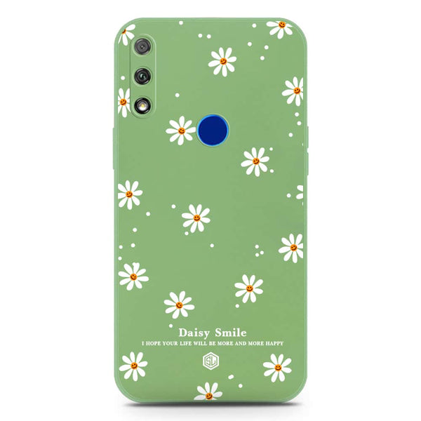 Daisy Smile Design Soft Phone Case - Silica Gel Case - LightGreen - Honor 9X