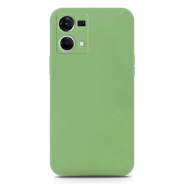 Skinlee Silica Gel Case - LightGreen - Oppo Reno 7 4G