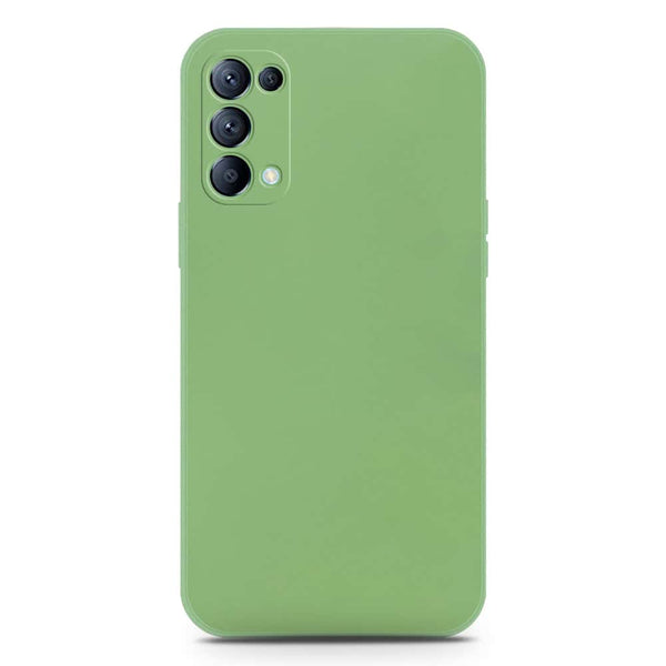 Skinlee Silica Gel Case - LightGreen - Oppo Reno 5 5G
