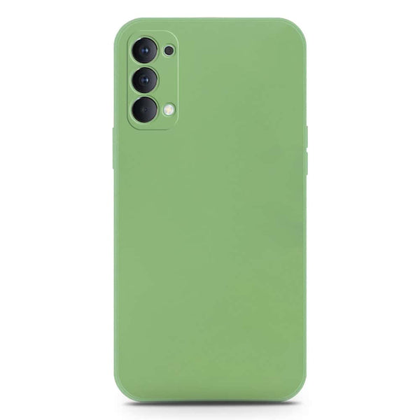 Skinlee Silica Gel Case - LightGreen - Oppo Reno 4 Pro 5G