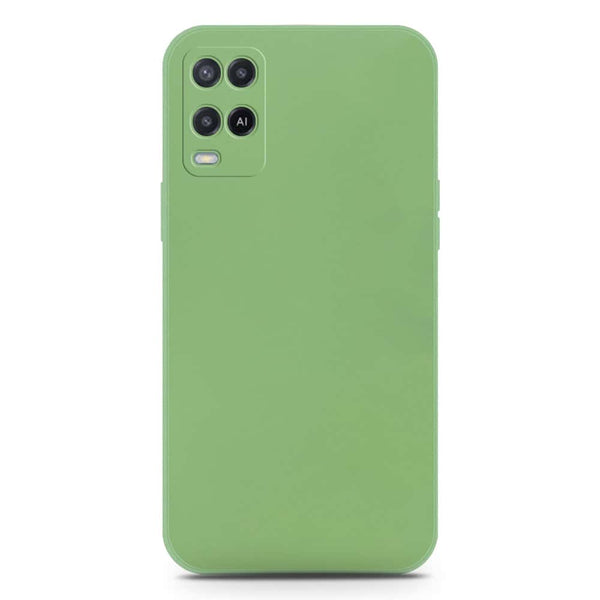 Skinlee Silica Gel Case - LightGreen - Oppo A55 5G