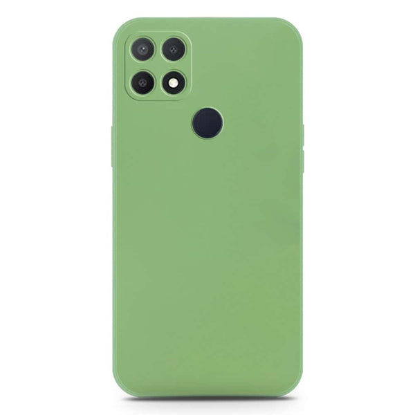 Skinlee Silica Gel Case - LightGreen - Oppo A15s