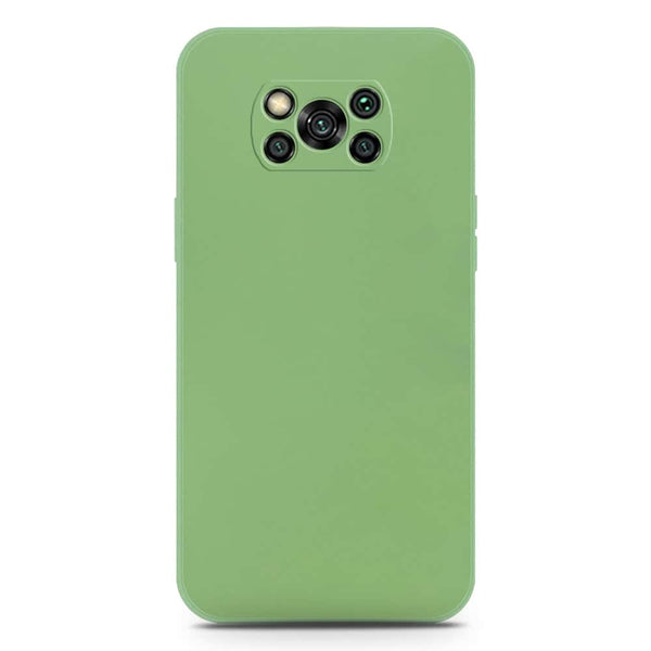 Skinlee Silica Gel Case - LightGreen - Xiaomi Poco X3