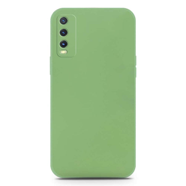 Skinlee Silica Gel Case - LightGreen - Vivo Y20s