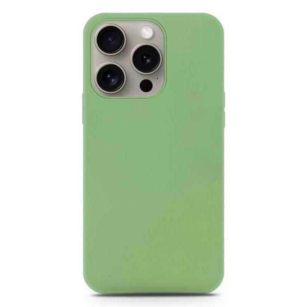 Skinlee Silica Gel Case - LightGreen - iPhone 16 Pro Max