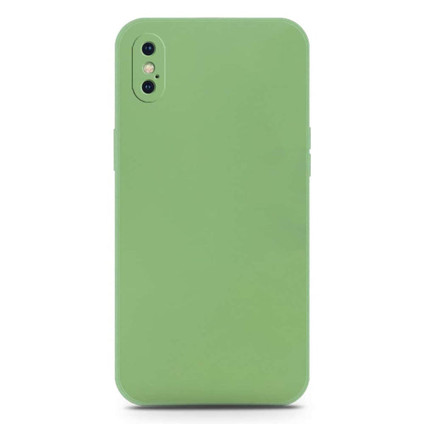 Skinlee Silica Gel Case - LightGreen - iPhone XS / X