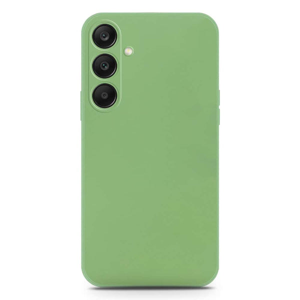Skinlee Silica Gel Case - LightGreen - Samsung Galaxy A25 5G
