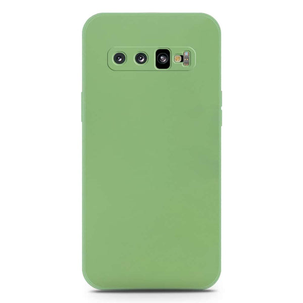Skinlee Silica Gel Case - LightGreen - Samsung Galaxy S10 Plus