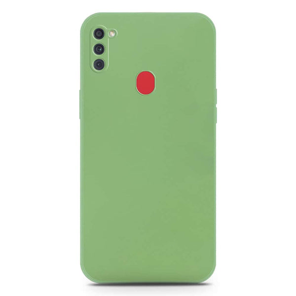 Skinlee Silica Gel Case - LightGreen - Samsung Galaxy M11