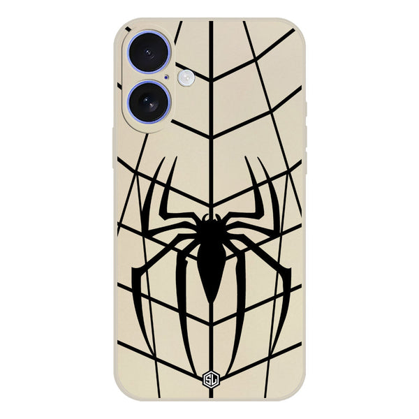 X-Spider Design Soft Phone Case - Silica Gel Case - Offwhite - iPhone 17