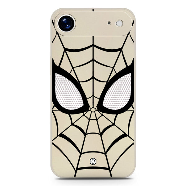 Cool Spider Design Soft Phone Case - Silica Gel Case - Offwhite - iPhone 17 Air