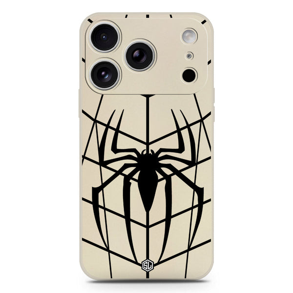 X-Spider Design Soft Phone Case - Silica Gel Case - Offwhite - iPhone 17 Pro