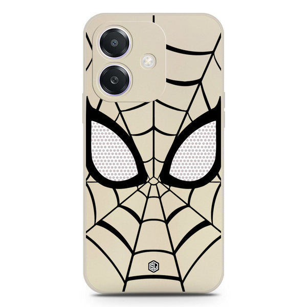 Cool Spider Design Soft Phone Case - Silica Gel Case - Offwhite - Oppo A3 5G