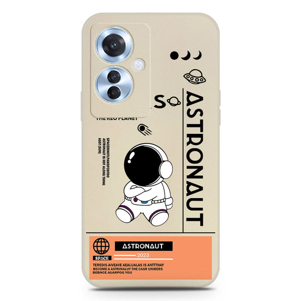 Cute Design Soft Phone Case - Silica Gel Case - Offwhite - Oppo Reno 11F