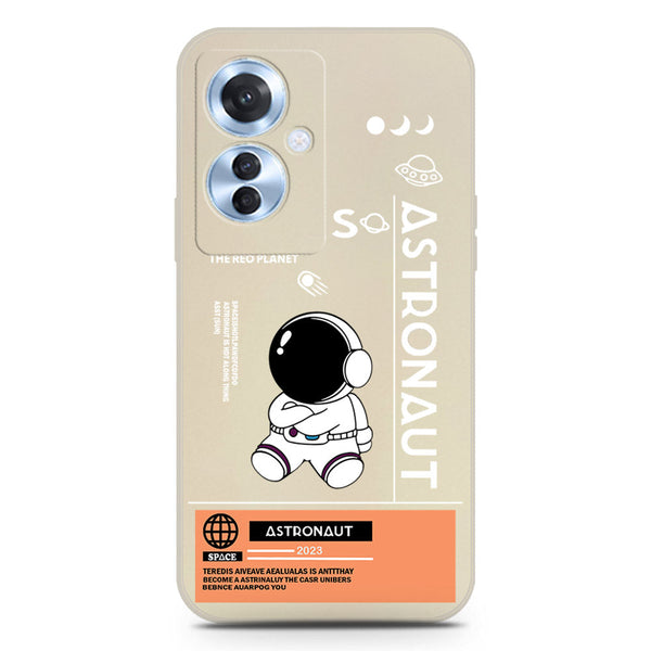 Cool Character Design Soft Phone Case - Silica Gel Case - Offwhite - Oppo Reno 11F