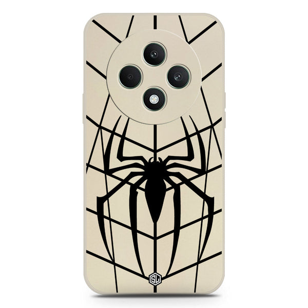 X-Spider Design Soft Phone Case - Silica Gel Case - Offwhite - Oppo F27