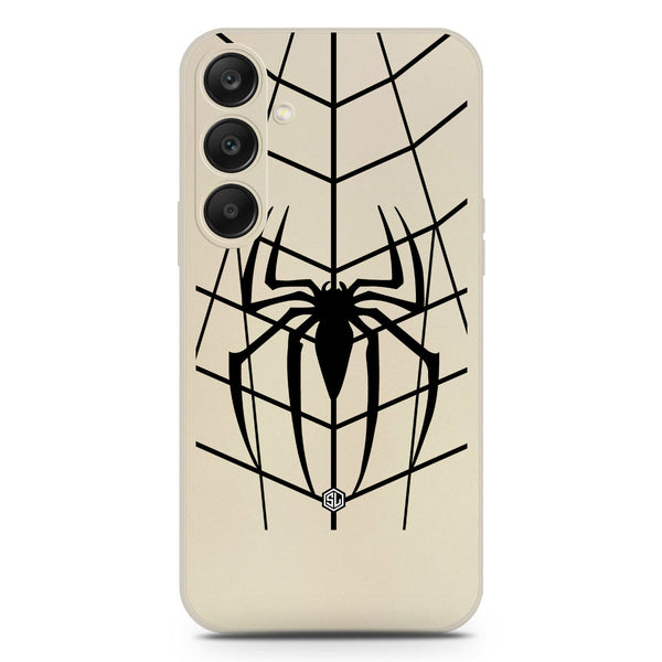 X-Spider Design Soft Phone Case - Silica Gel Case - Offwhite - Samsung Galaxy S25