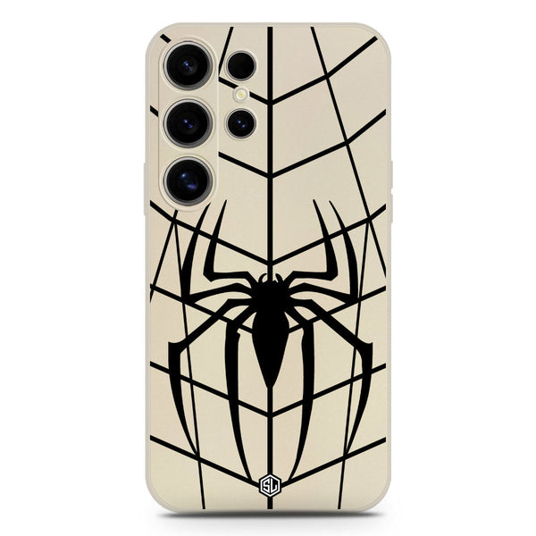 X-Spider Design Soft Phone Case - Silica Gel Case - Offwhite - Samsung Galaxy S25 Ultra