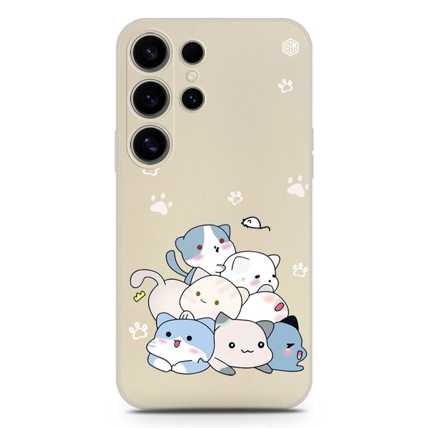 Cute Design Soft Phone Case - Silica Gel Case - Offwhite - Samsung Galaxy S25 Ultra