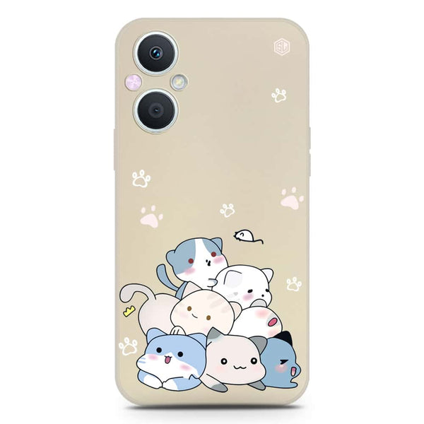 Cute Design Soft Phone Case - Silica Gel Case - Offwhite - OnePlus Nord N20 5G