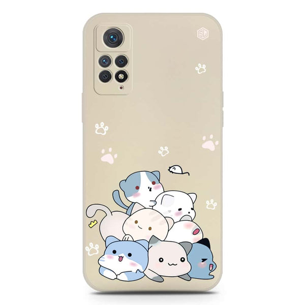 Cute Design Soft Phone Case - Silica Gel Case - Offwhite - Xiaomi Redmi Note 11 Pro