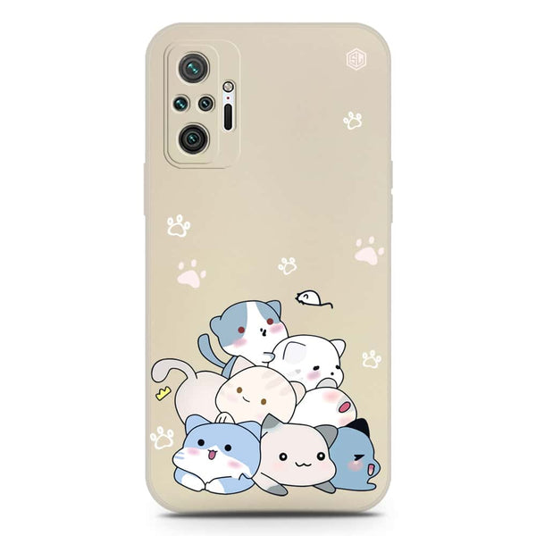Cute Design Soft Phone Case - Silica Gel Case - Offwhite - Xiaomi Redmi Note 10 Pro Max