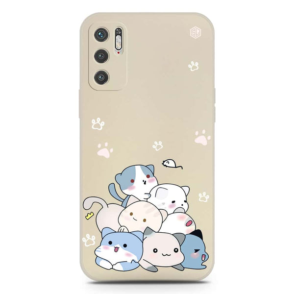 Cute Design Soft Phone Case - Silica Gel Case - Offwhite - Xiaomi Redmi Note 10 5G