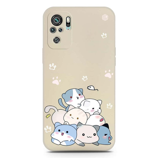Cute Design Soft Phone Case - Silica Gel Case - Offwhite - Xiaomi Redmi Note 10S