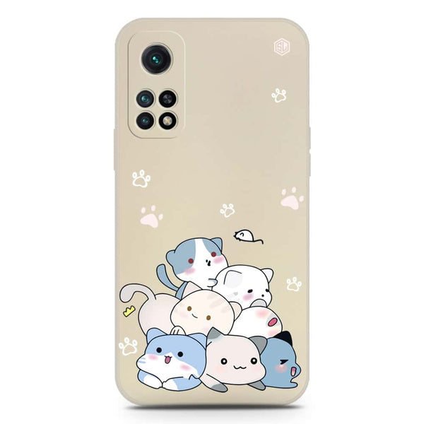 Cute Design Soft Phone Case - Silica Gel Case - Offwhite - Xiaomi Redmi K30S