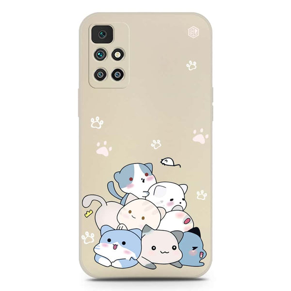 Cute Design Soft Phone Case - Silica Gel Case - Offwhite - Xiaomi Redmi 10