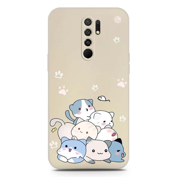 Cute Design Soft Phone Case - Silica Gel Case - Offwhite - Xiaomi Redmi 9 Prime