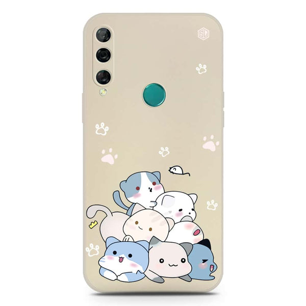 Cute Design Soft Phone Case - Silica Gel Case - Offwhite - Huawei Y9 Prime 2019