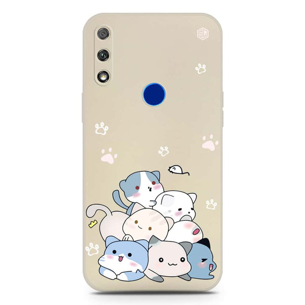 Cute Design Soft Phone Case - Silica Gel Case - Offwhite - Honor 9X