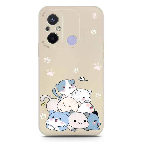 Cute Design Soft Phone Case - Silica Gel Case - Offwhite - Xiaomi Redmi 12C