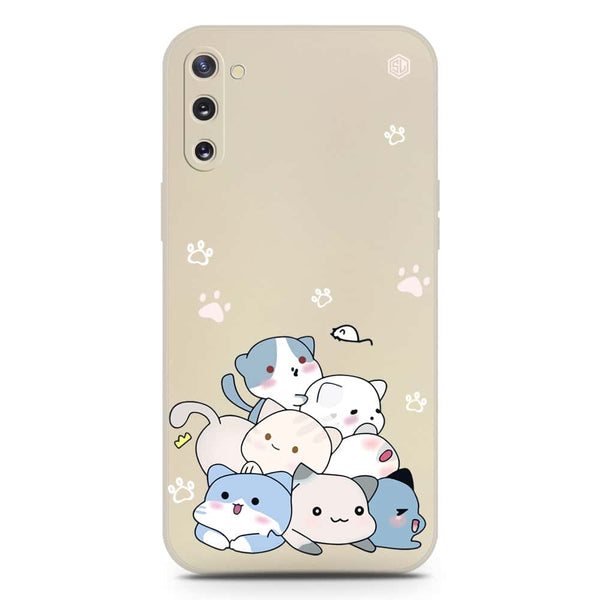 Cute Design Soft Phone Case - Silica Gel Case - Offwhite - Samsung Galaxy Note 10