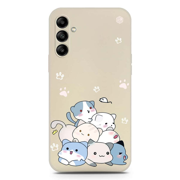 Cute Design Soft Phone Case - Silica Gel Case - Offwhite - Samsung Galaxy A24 4G