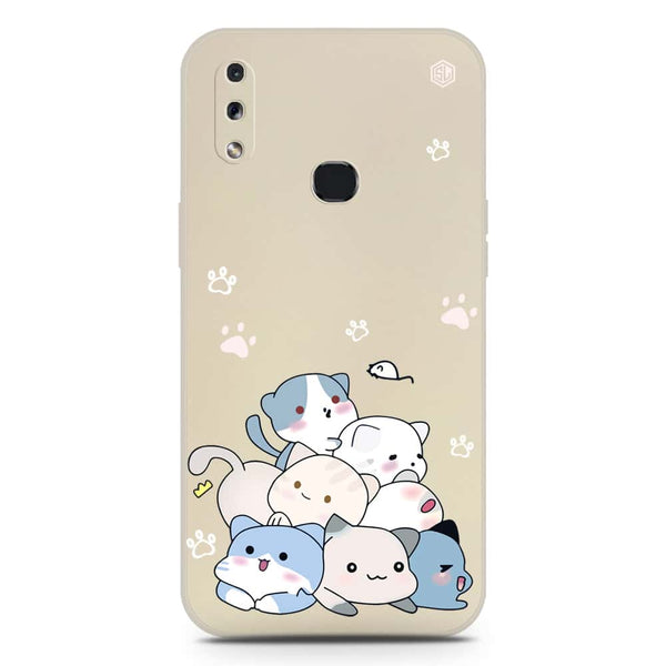 Cute Design Soft Phone Case - Silica Gel Case - Offwhite - Samsung Galaxy A10s