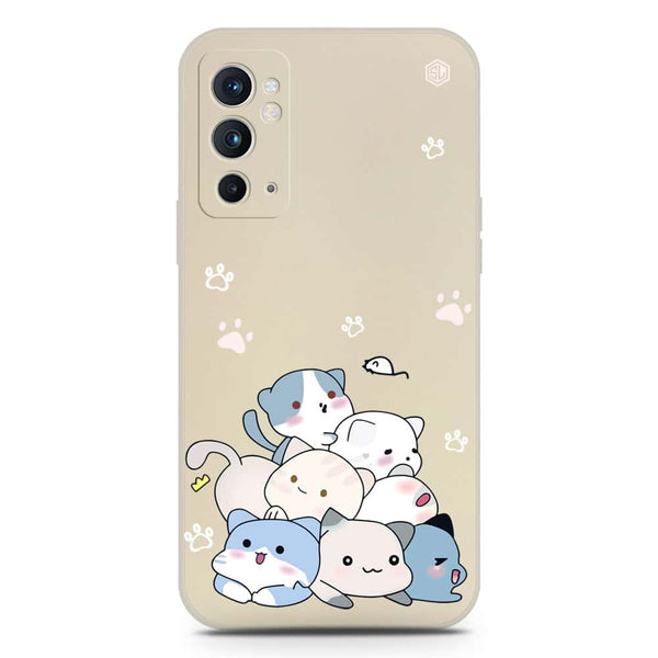 Cute Design Soft Phone Case - Silica Gel Case - Offwhite - OnePlus 9RT 5G