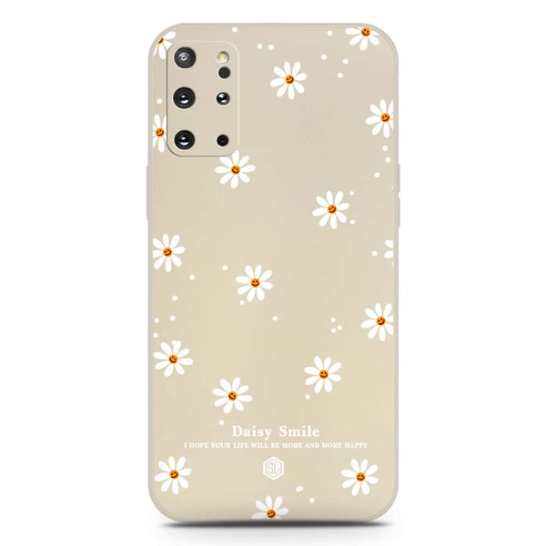 Daisy Smile Design Soft Phone Case - Silica Gel Case - Offwhite - Samsung Galaxy S20 Plus