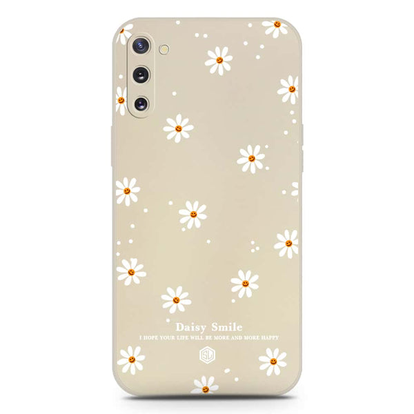 Daisy Smile Design Soft Phone Case - Silica Gel Case - Offwhite - Samsung Galaxy Note 10