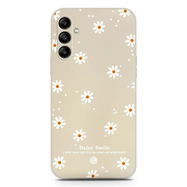 Daisy Smile Design Soft Phone Case - Silica Gel Case - Offwhite - Samsung Galaxy A24 4G